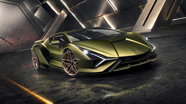 ▲Lamborghini新油電超跑Sian亮相。（圖／翻攝自Lamborghini）