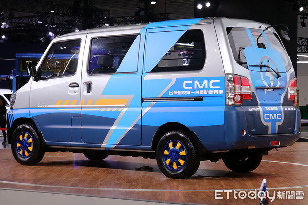 ▲台北車展／中華汽車大玩電動風！三菱EVO概念主演、純電菱利也上台。（圖／記者張慶輝攝）