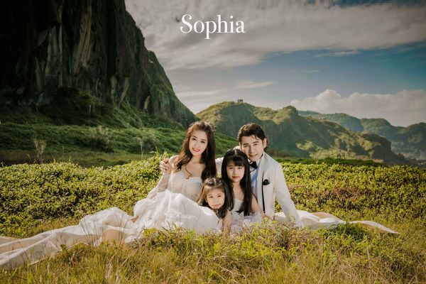 ▲葉家妤陳宇風拍攝婚紗照。（圖／翻攝自Facebook／蘇菲雅）