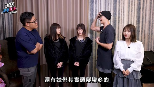 ▲軒姐宸妹上Joeman頻道臭臉痛哭，被老闆酷炫訓話。（圖／翻攝自YouTube／Joeman）