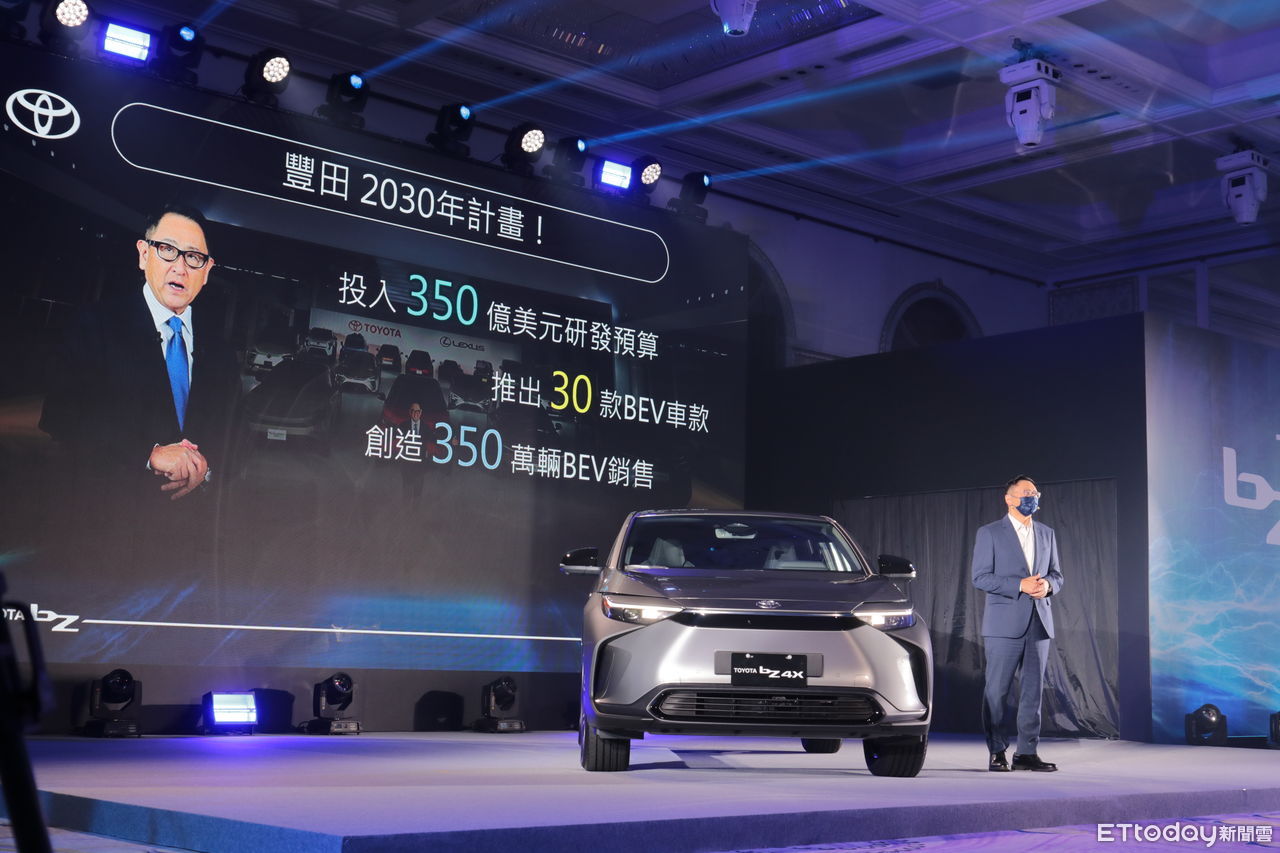 ▲TOYOTA「電動休旅bZ4X」台灣開賣。（圖／記者張慶輝攝）