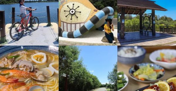 ▲▼雲林口湖遊客中心。（圖／由YA ！野旅行-吃喝玩樂全都錄提供，請勿隨意翻拍，以免侵權。）
