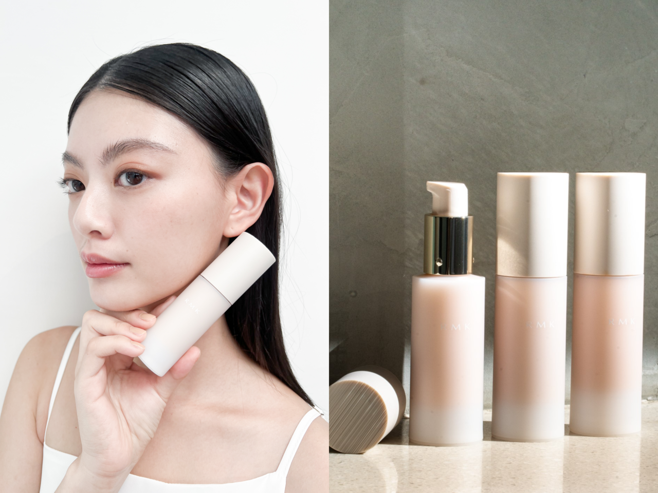 ▲RMK,資生堂,GIORGIO ARMANI,粉底,試開箱,。（圖／記者李薇攝、品牌提供）