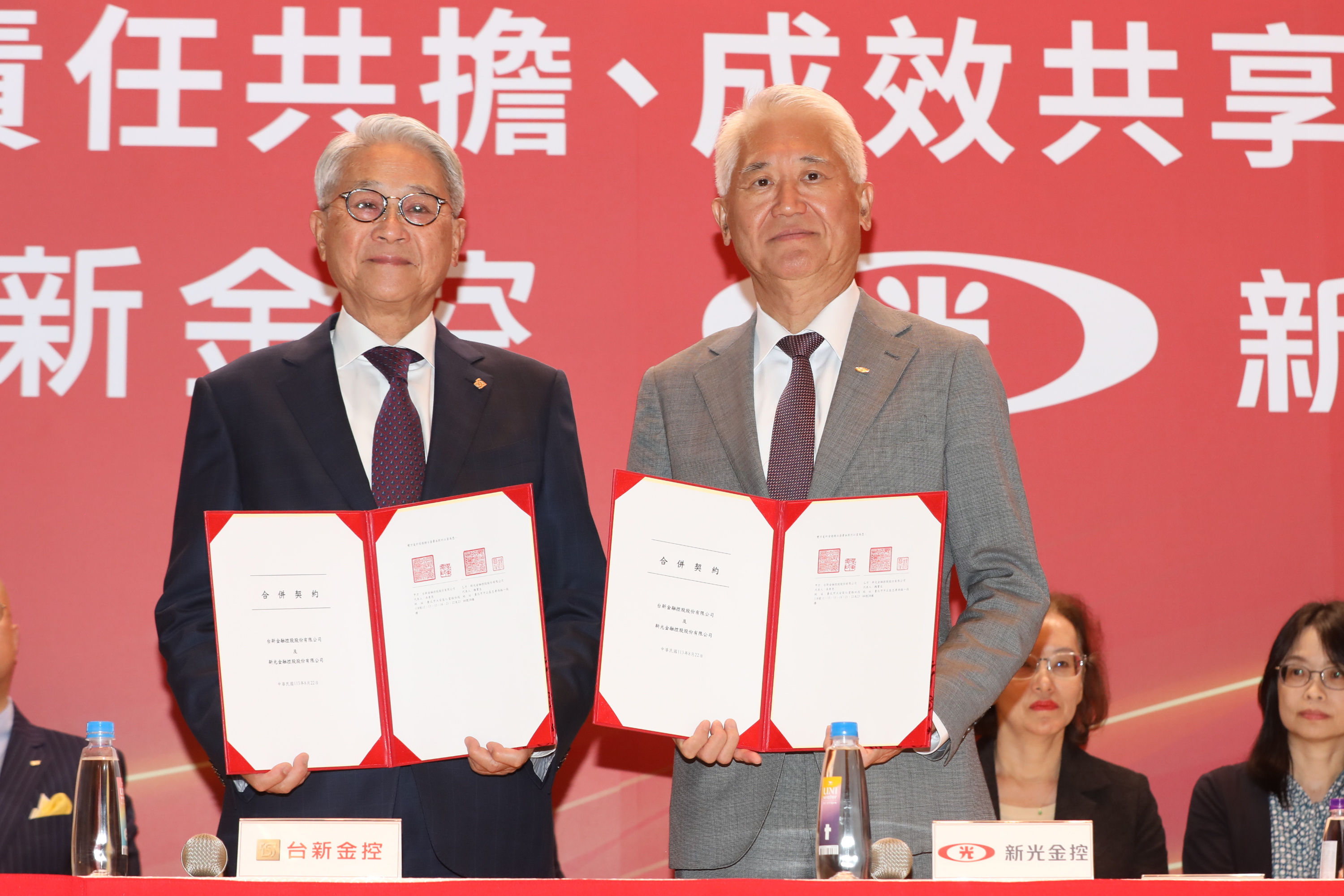 ▲▼ 台新金控與新光金控合併-吳東亮,魏寶生。（圖／記者黃克翔攝）