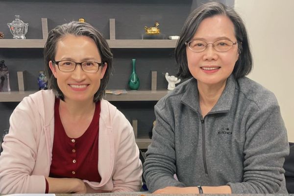 ▲▼蔡英文同框蕭美琴。（圖／取自蔡英文臉書）